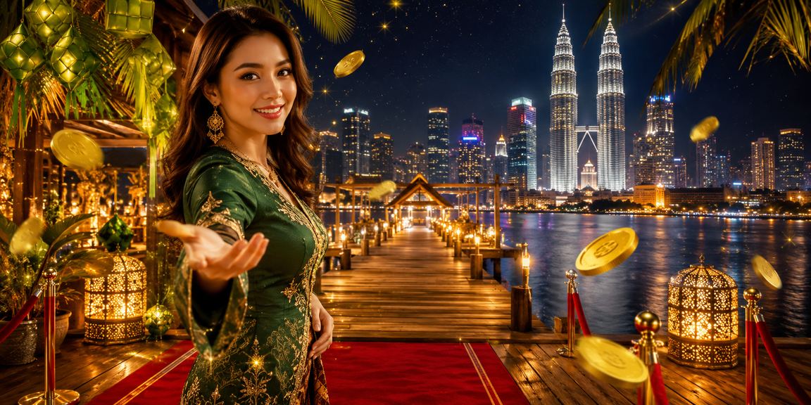 Pemain menikmati slot dalam talian pada musim perayaan di Kuala Lumpur