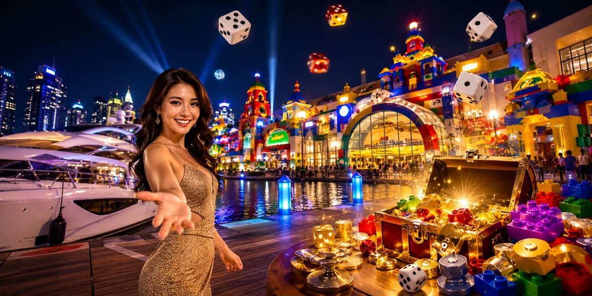 Permainan dadu dengan gaya tradisional Malaysia